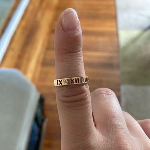 18K Rose Gold Tiffany & Co. Atlas Ring Sz 5.5